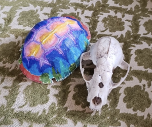 Painted Skull (Plus Ferryman Coin)